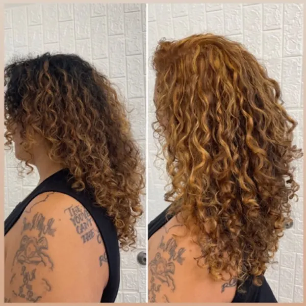Hair work by Q Cali CURL Salon