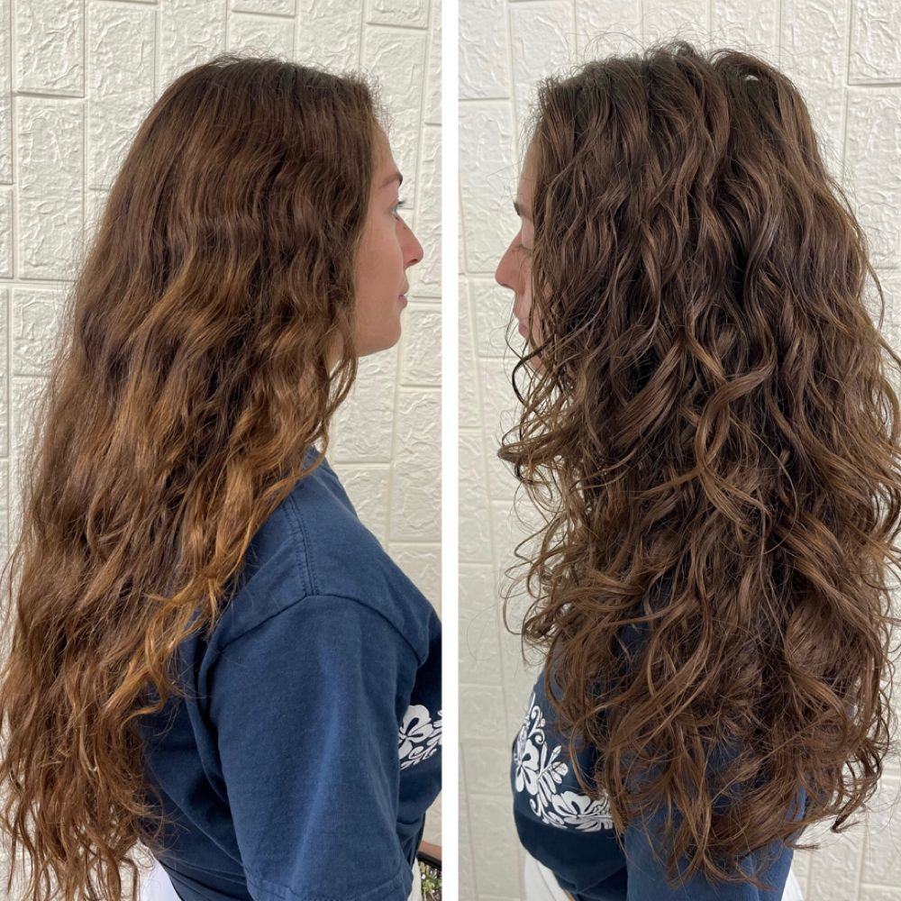 Hair work by Q Cali CURL Salon