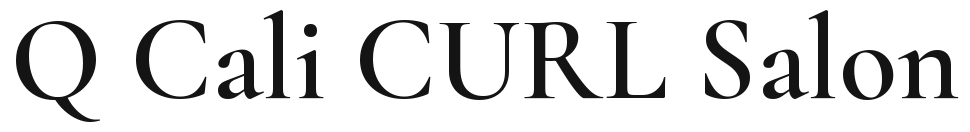 Q Cali CURL Salon