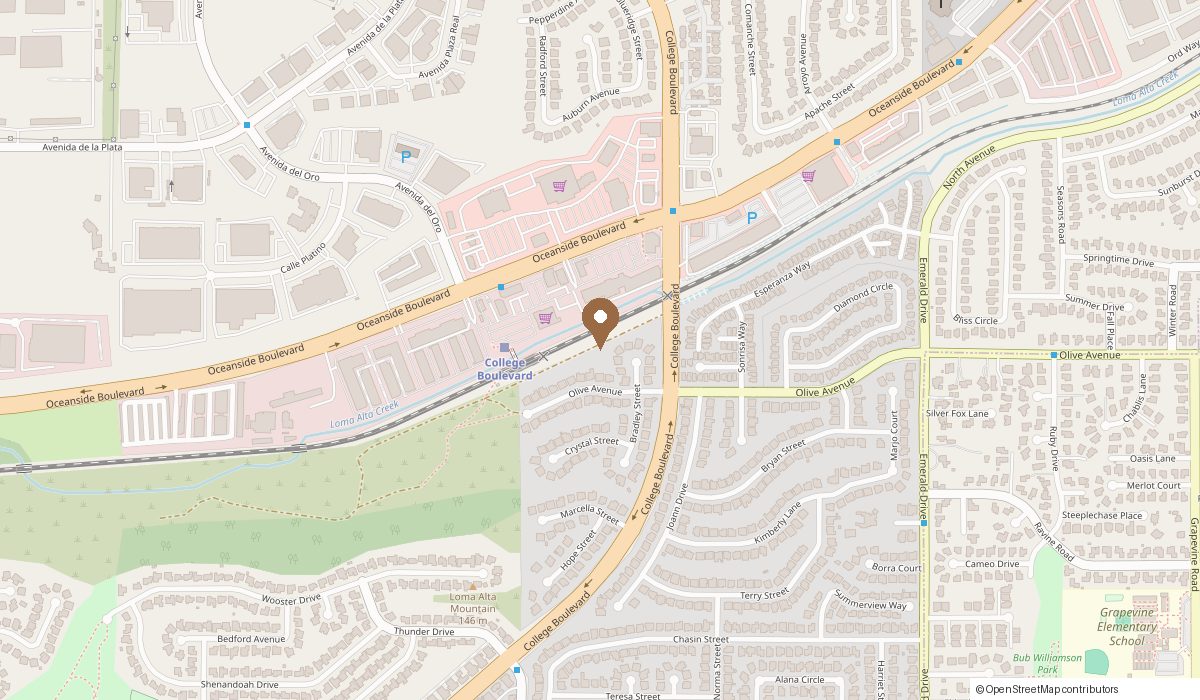 Map: 4161 Oceanside Blvd Curl Suites, Oceanside, CA 92056