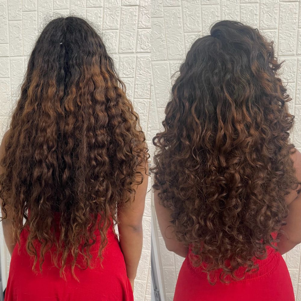 Hair work by Q Cali CURL Salon