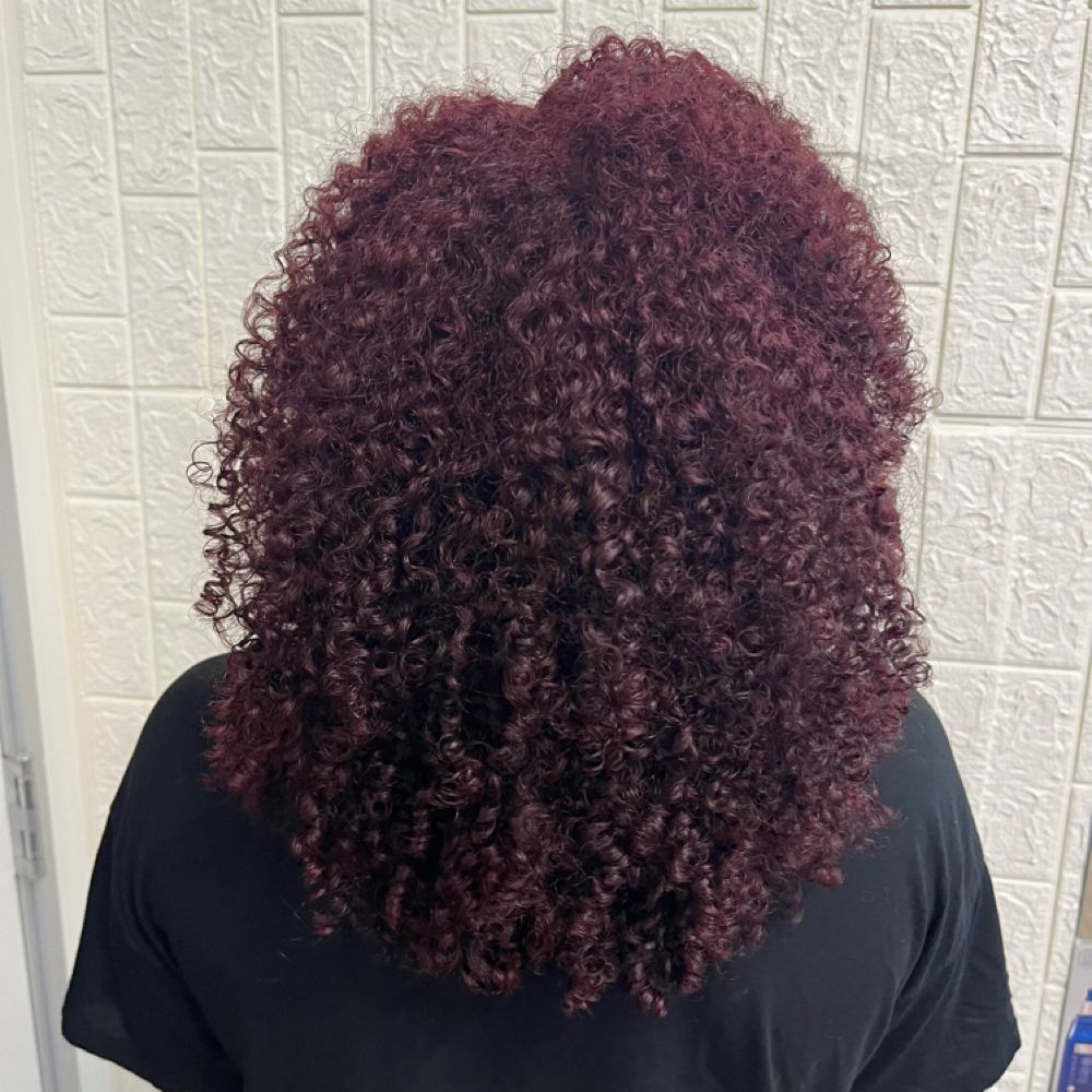 Hair work by Q Cali CURL Salon