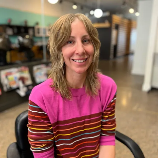 Hair work by Rosewater Salon