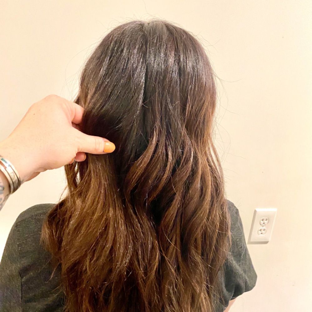 Hair work by Rosewater Salon