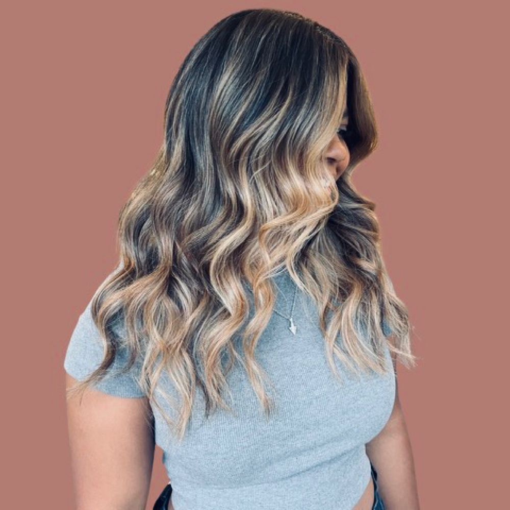 Hair work by Rosewater Salon