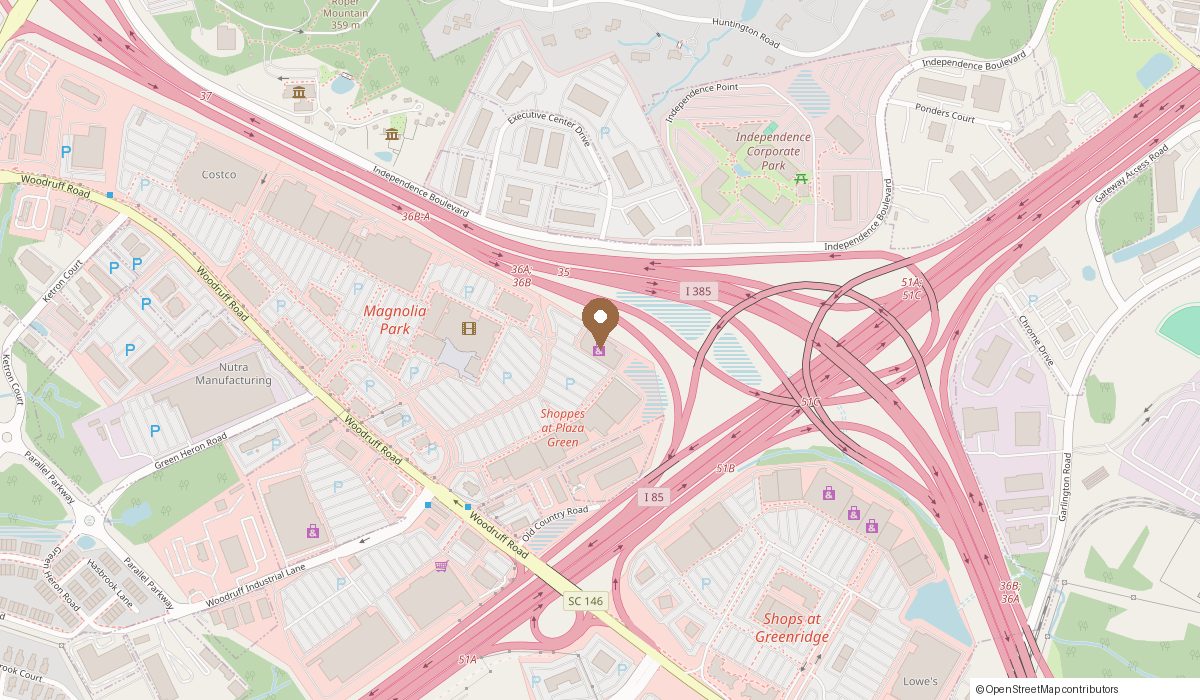 Map: 1117 Woodruff Rd Suite 25, Greenville, SC 29607