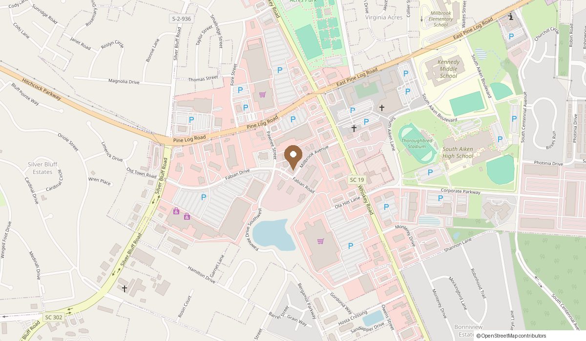 Map: 958 Millbrook Ave Suite 5, Aiken, SC 29803