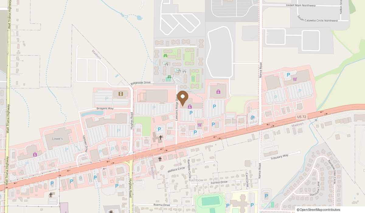 Map: 7696 Hwy 72 West, Suite 330 Studio 1, Madison, AL 35757