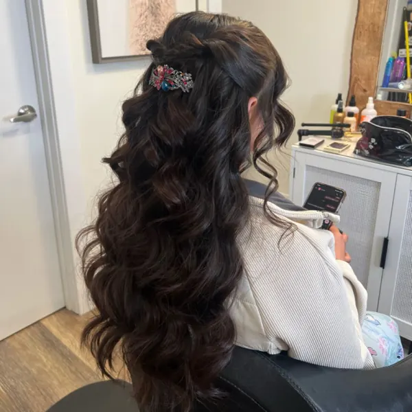 Hair work by Style by Sam Salon