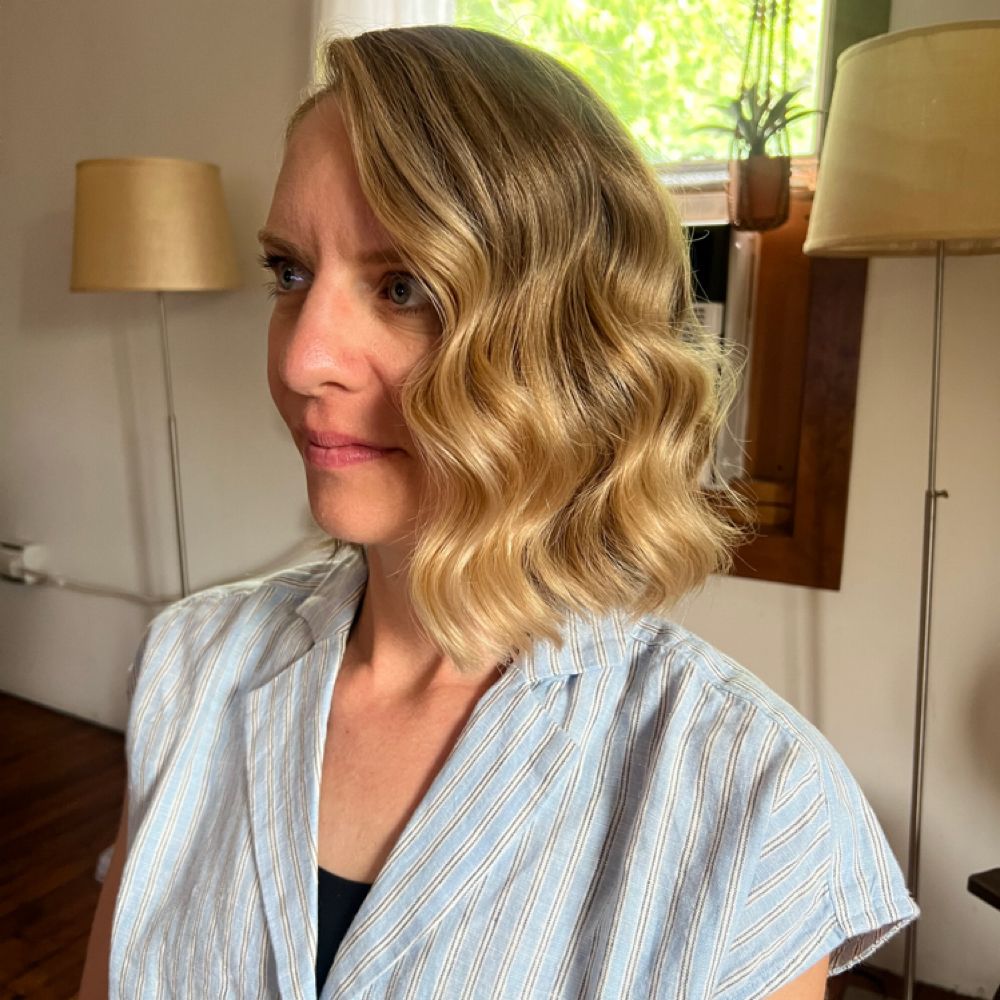 Hair work by Style by Sam Salon