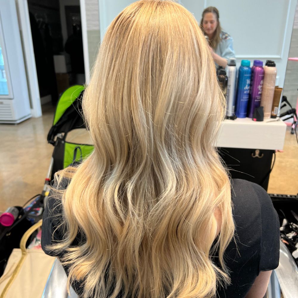 Hair work by Style by Sam Salon
