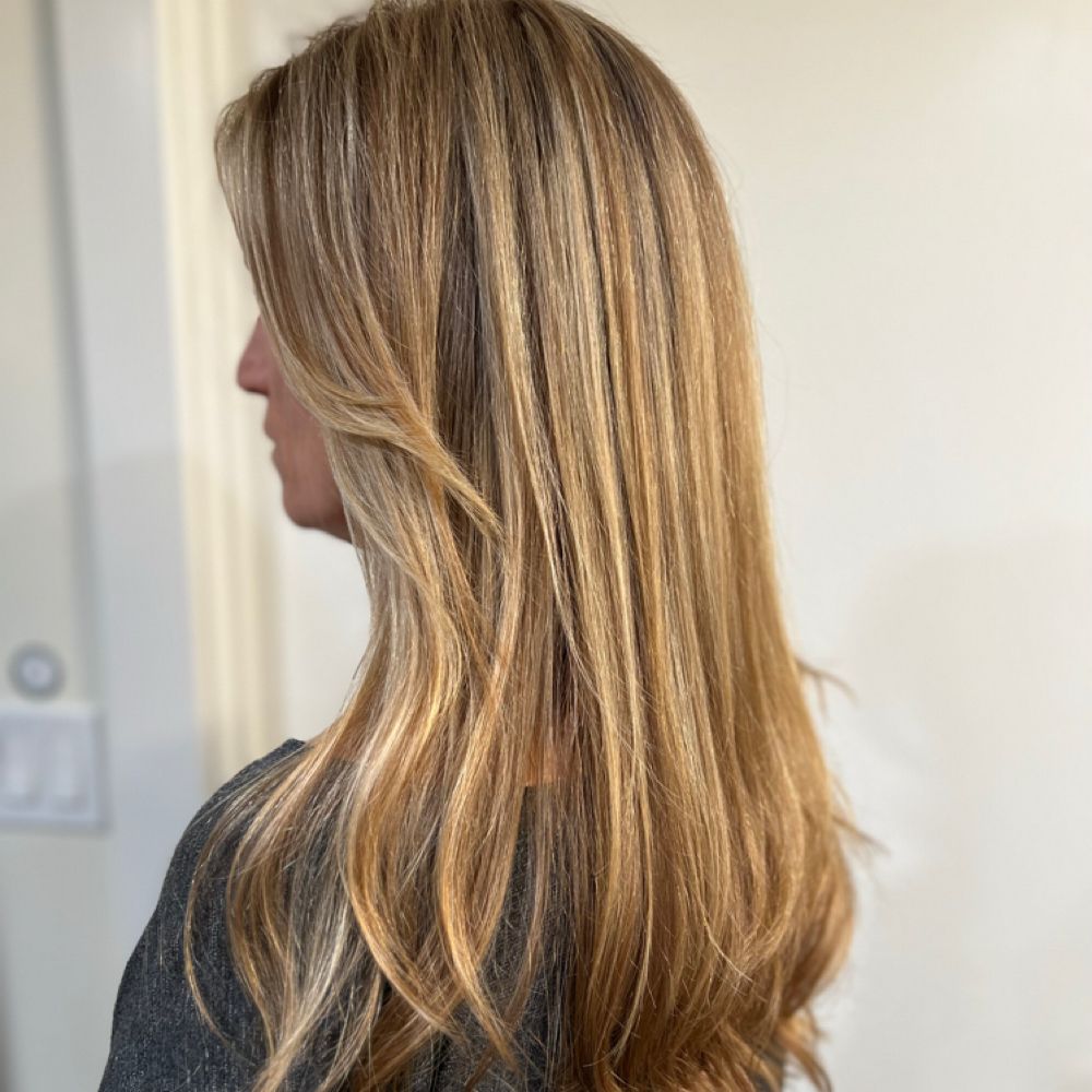 Hair work by Style by Sam Salon