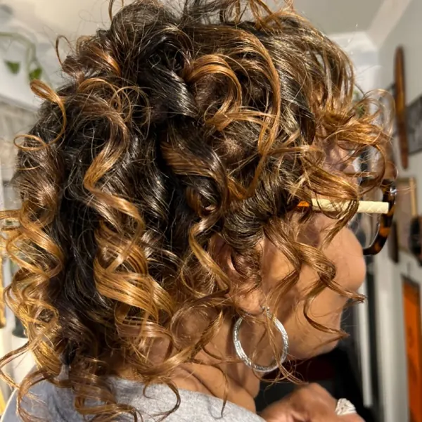 Hair work by The Answer Salon by KayStephan