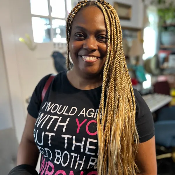 Hair work by The Answer Salon by KayStephan