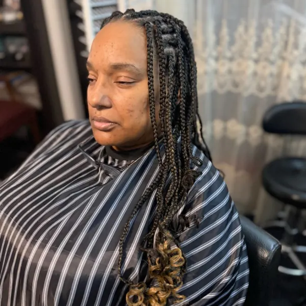Hair work by The Answer Salon by KayStephan