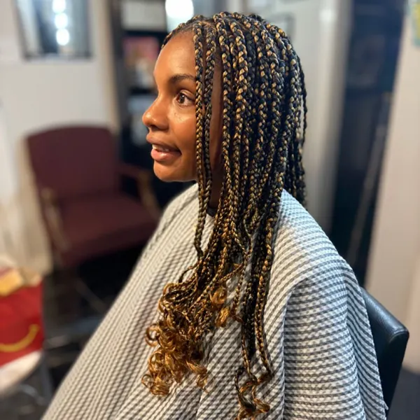 Hair work by The Answer Salon by KayStephan