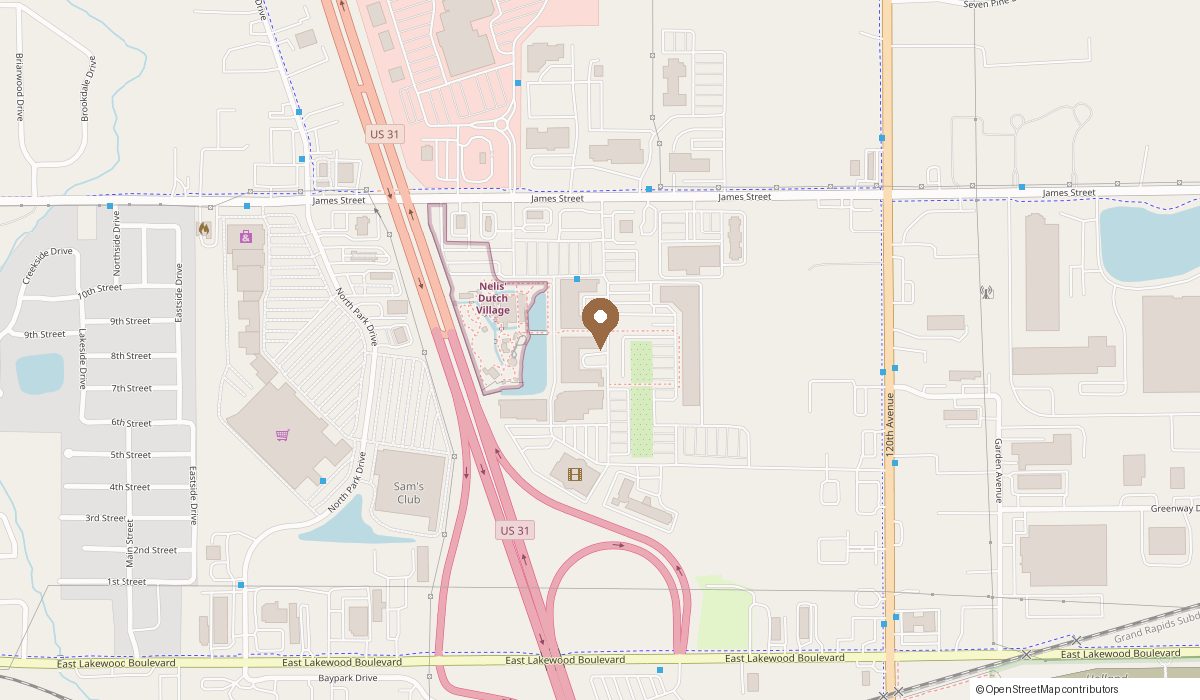 Map: 12330 James St Ste B60, Holland, MI 49424
