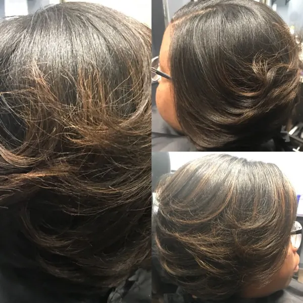 Hair work by The Pretty Hair Lounge