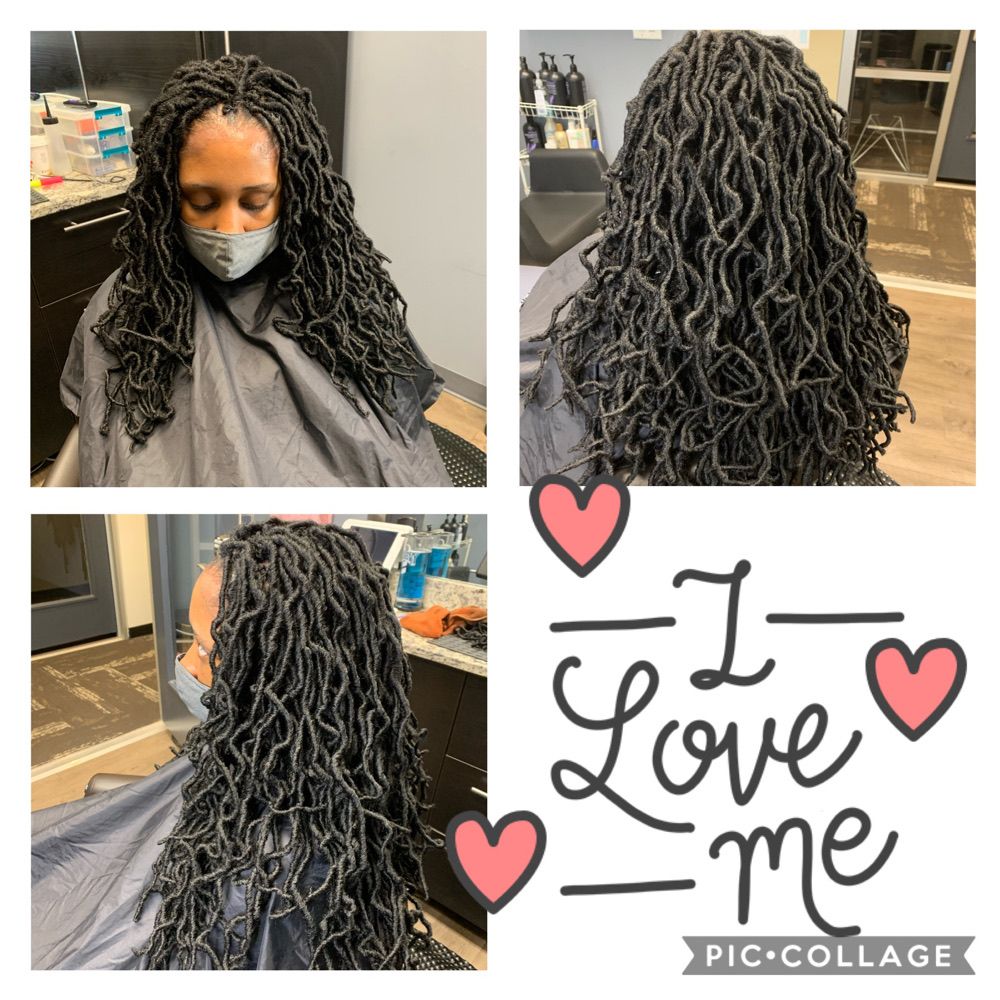 Hair work by The Pretty Hair Lounge