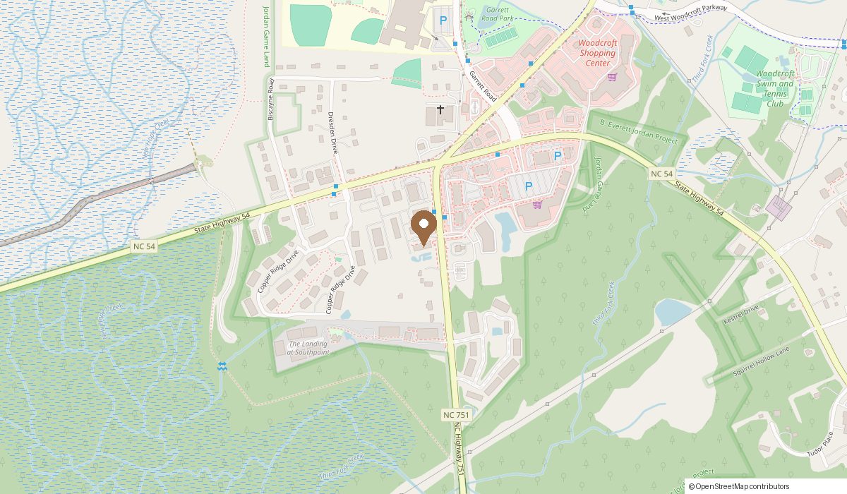 Map: 7104 NC 751 Suite 113, Durham, NC 27707