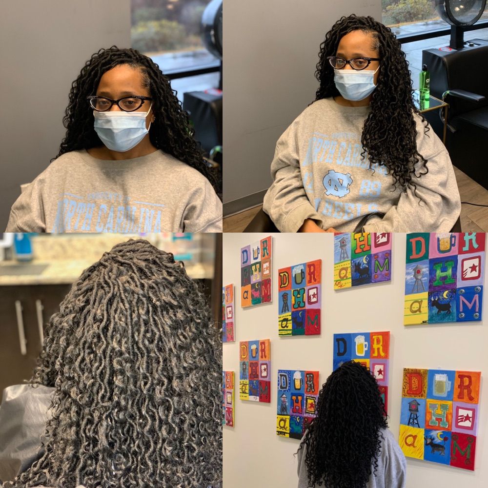 Hair work by The Pretty Hair Lounge