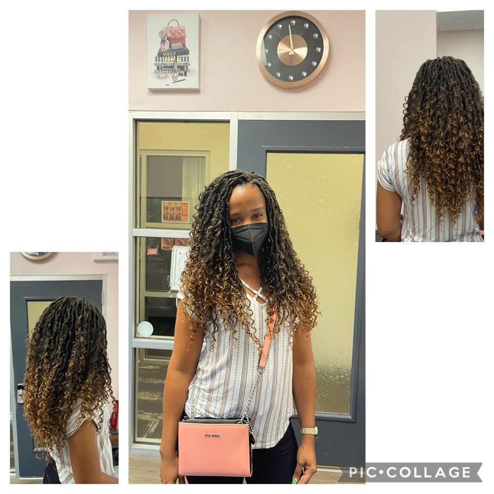 Hair work by The Pretty Hair Lounge