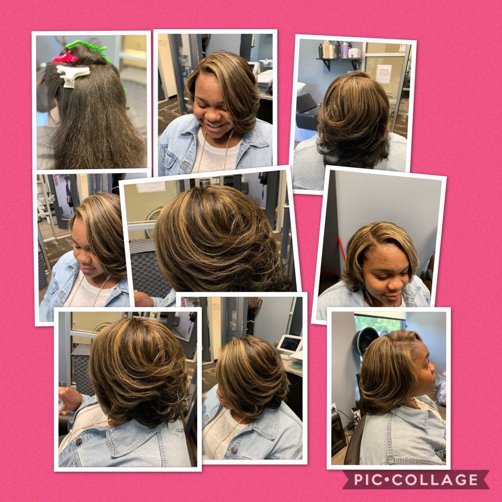 Hair work by The Pretty Hair Lounge