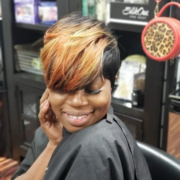 Hair work by The U Factor Salon