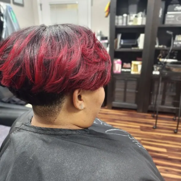 Hair work by The U Factor Salon
