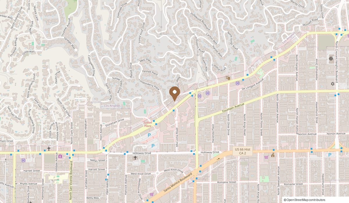 Map: 8539 Sunset Blvd #17, West Hollywood, CA 90024