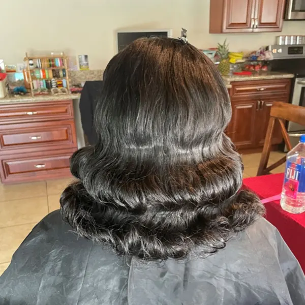 Hair work by Vintage Vixen Vanity