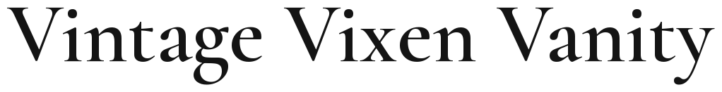 Vintage Vixen Vanity