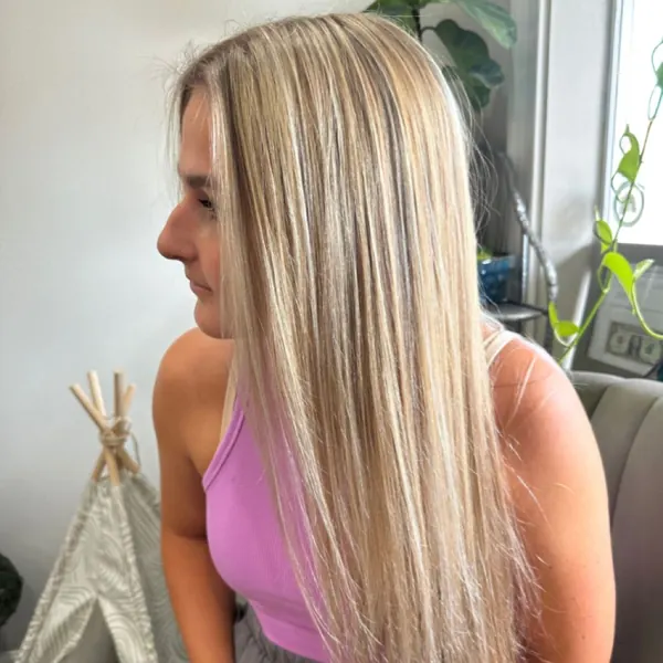 Hair work by Virasana Salon