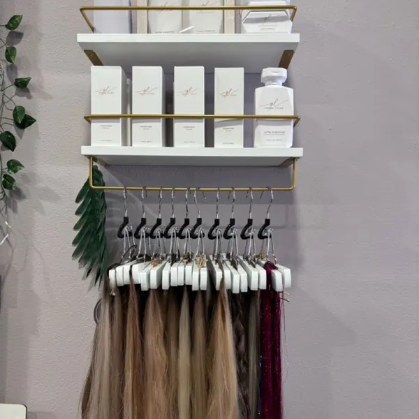 Hair work by Virasana Salon
