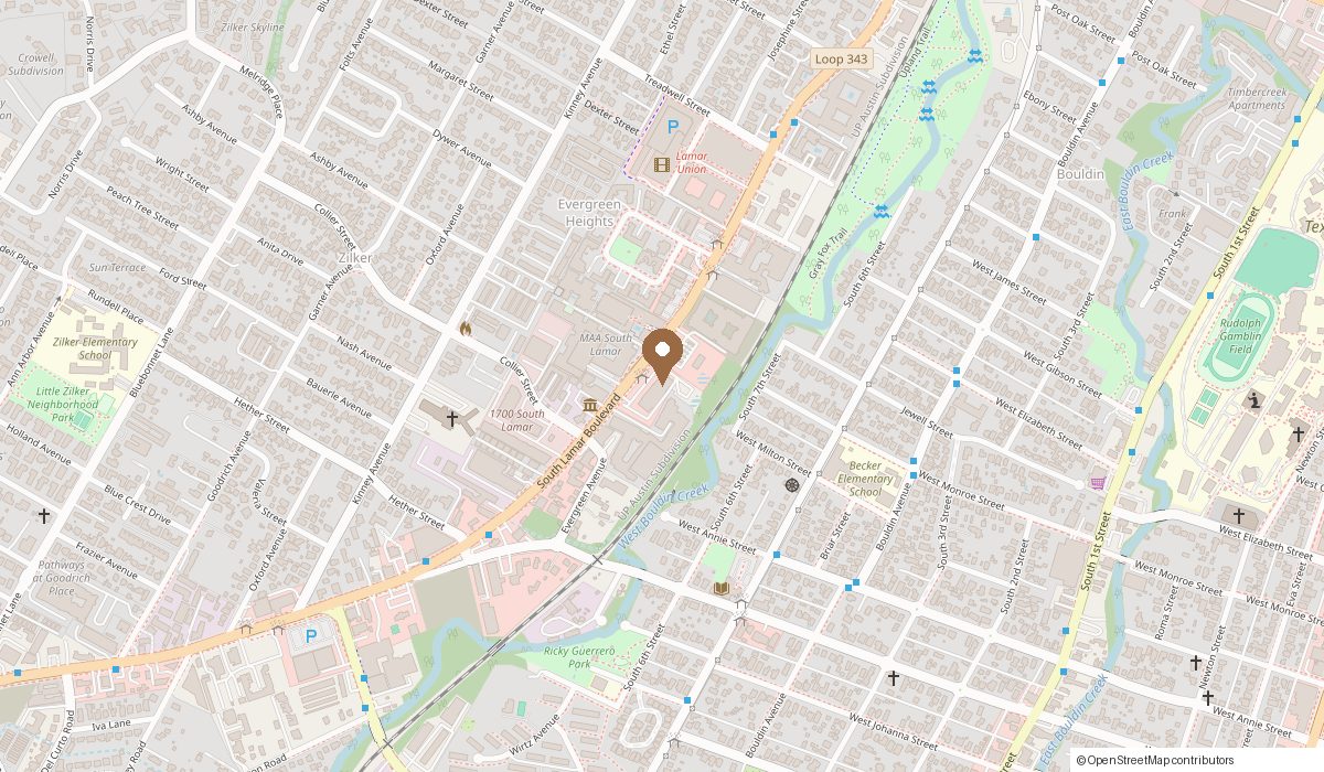 Map: 1509 S Lamar Blvd ste 400, Austin, TX 78704